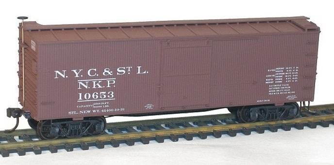 Nickel Plate 36' Double Sheath Wood Boxcar