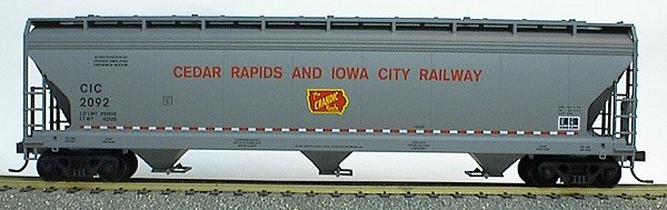 Cedar Rapids & Iowa City 3-Bay Covered Hopper